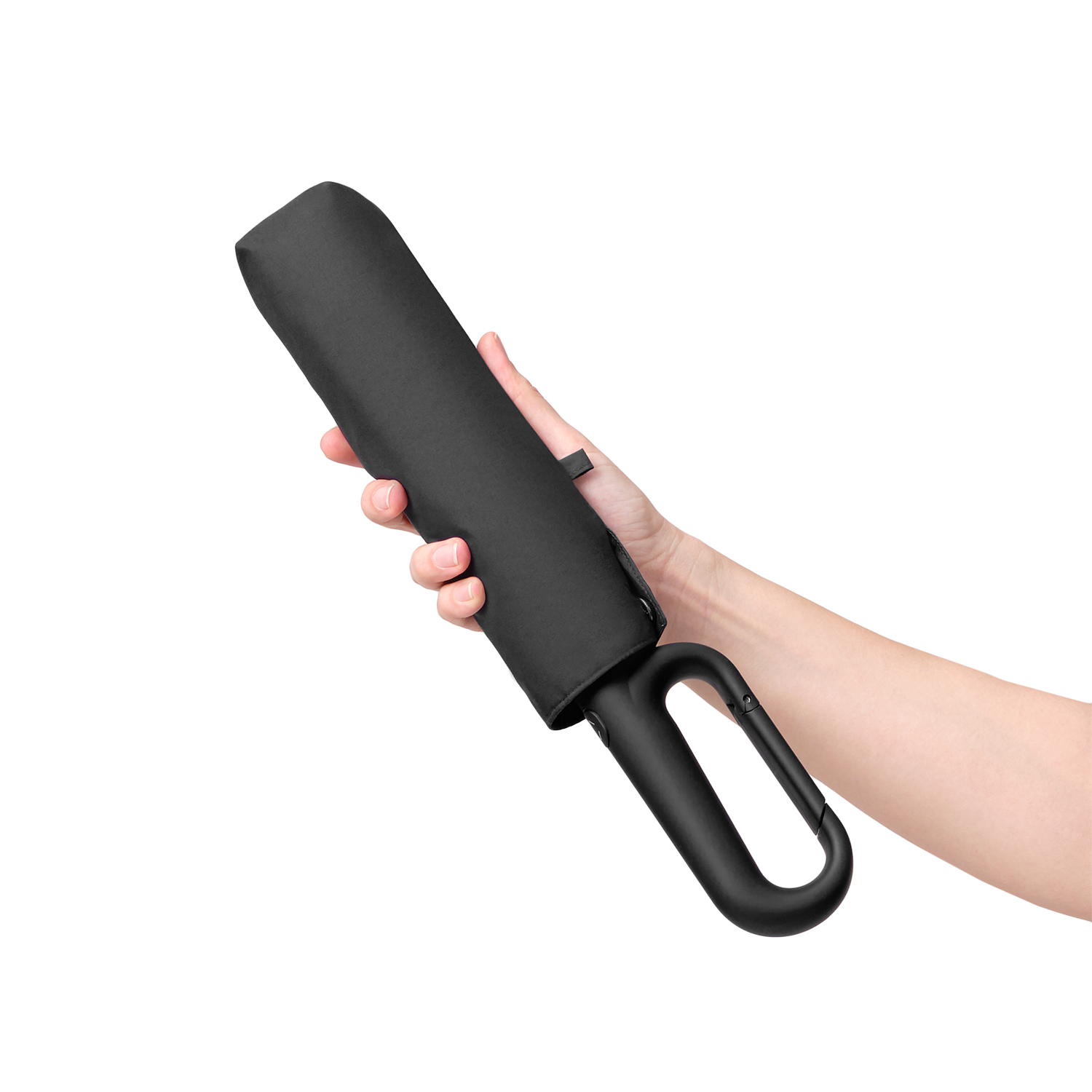 Зонт складной Azimut, черный-3