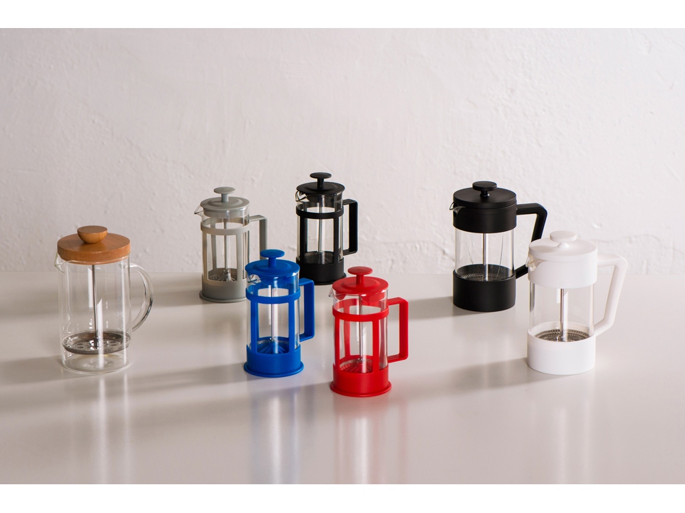 Пластиковый френч-пресс Intense, 600мл, белый-10