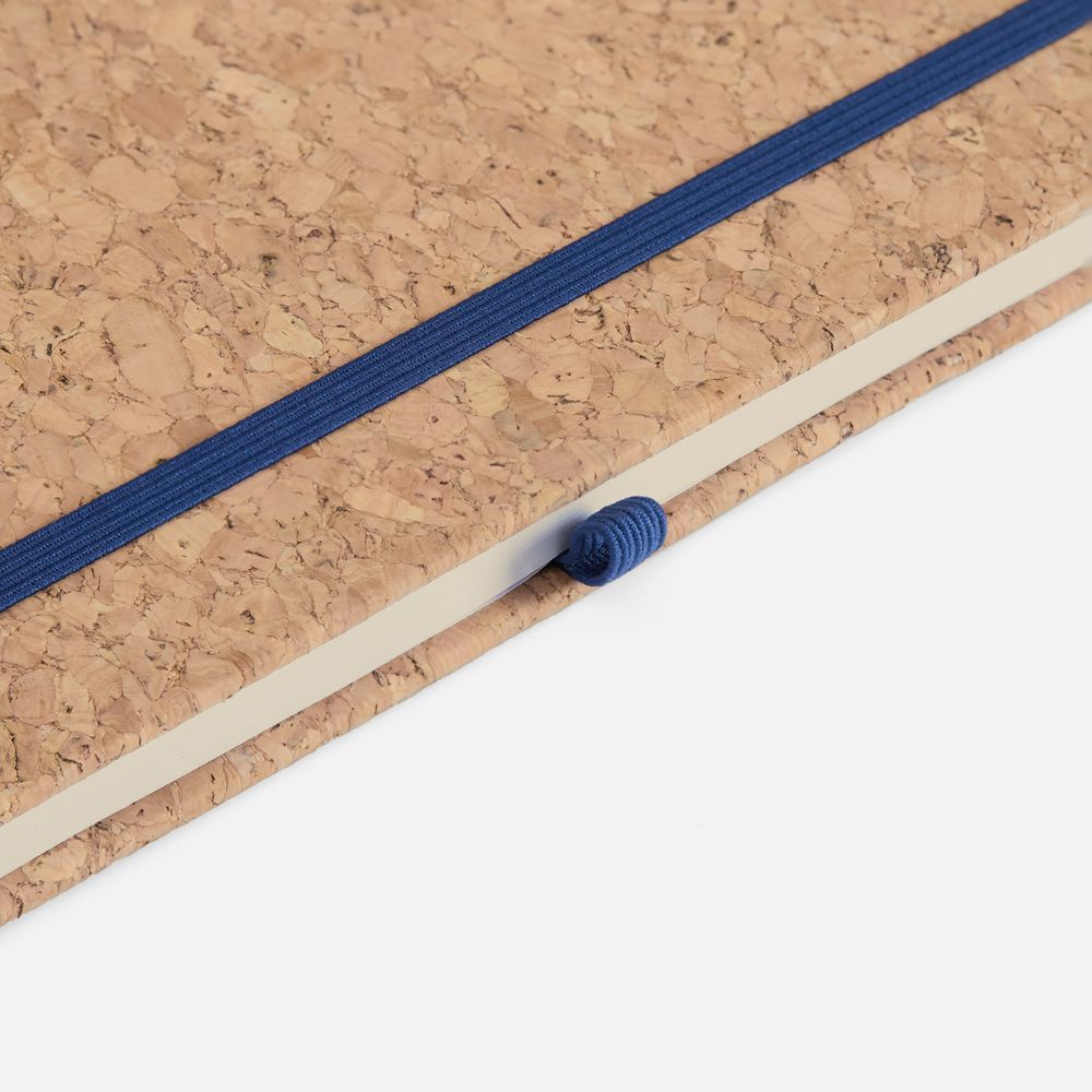 Блокнот Corkfolio, синий-3