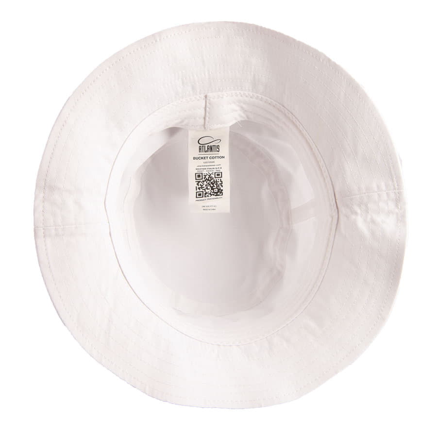 Панама BUCKET COTTON 180, белый-1