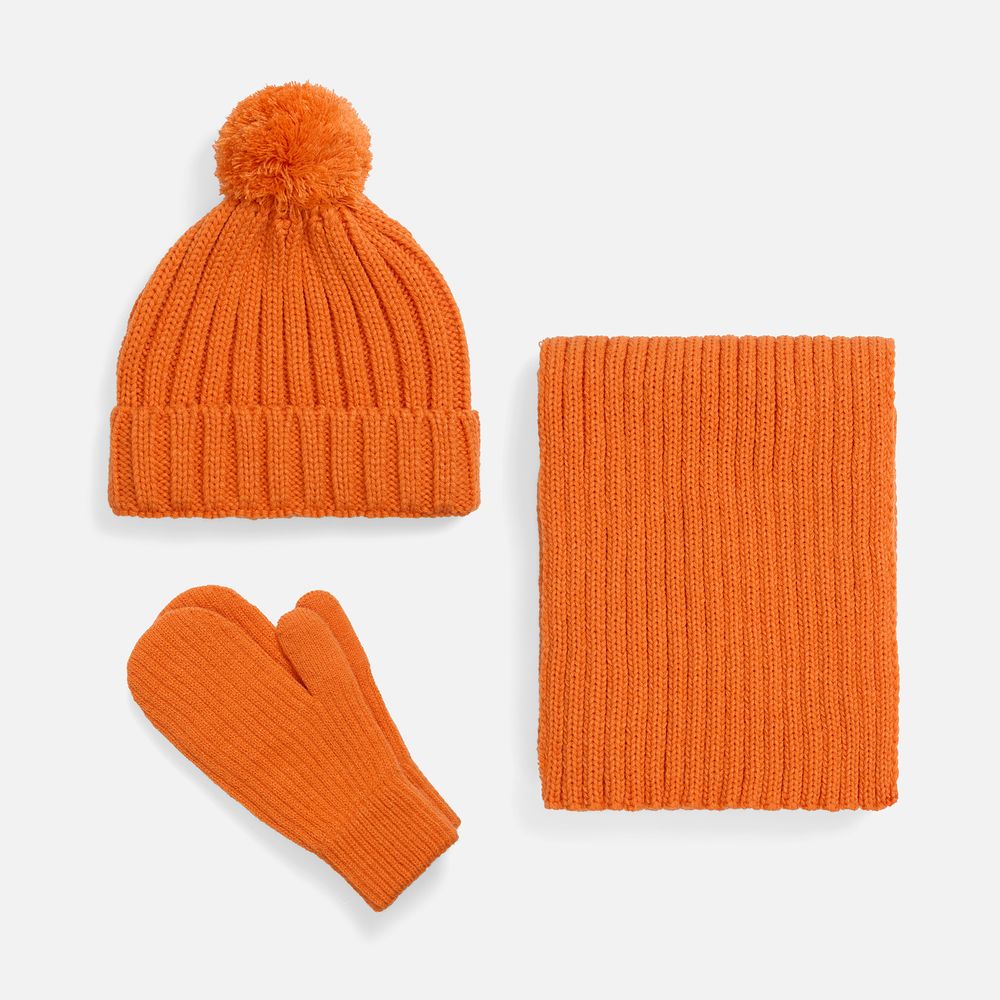 Варежки HappyGo, оранжевые-2