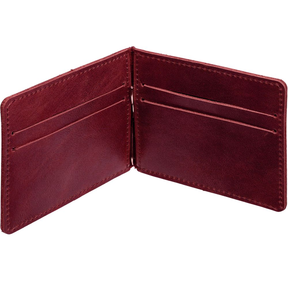 Зажим для купюр Apache, темно-красный-5