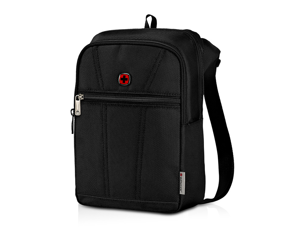 Сумка WENGER BC First для ношения через плечо,чёрный, 100% полиэстер, 21х28х9 см, 4 л-0