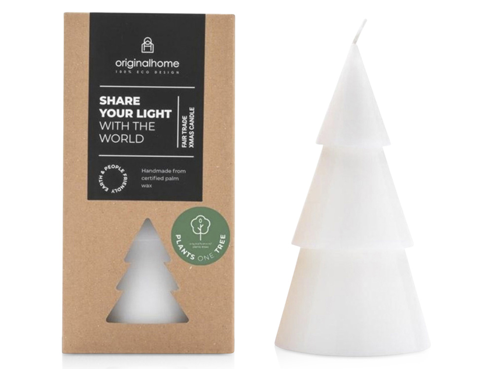 Orginal Home рождественская елочная свеча матча - L - Белый-0