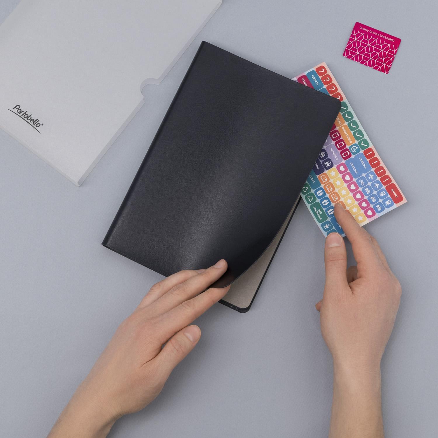 Ежедневник Вояж (Voyage) недатированный, темно-синий-10