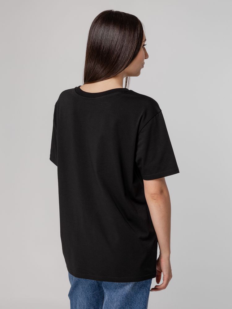 Футболка унисекс Tervu, черная-3