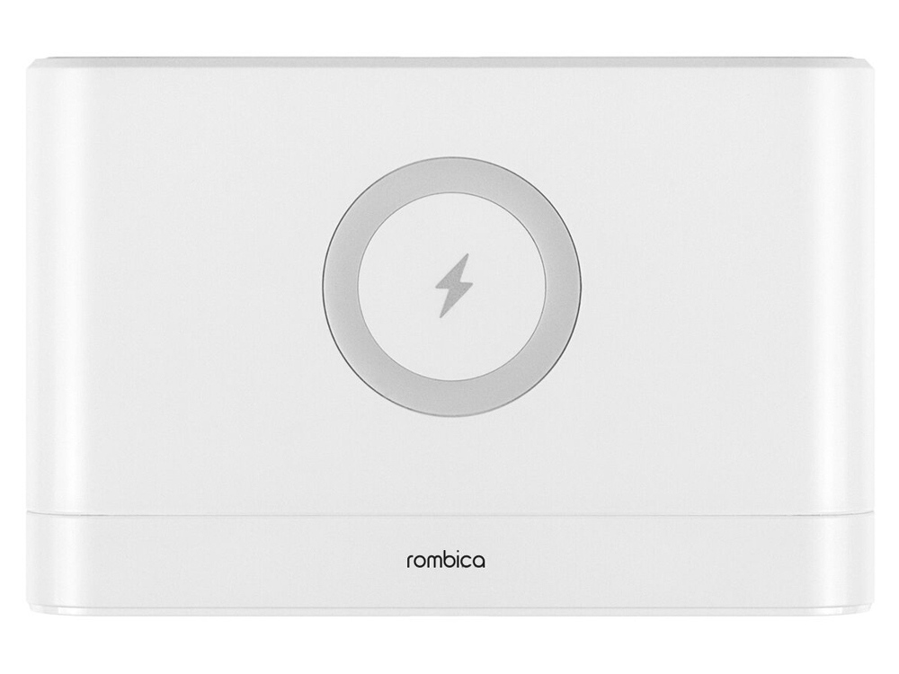 Часы с беспроводным зарядным устройством Rombica Timebox 1, белый-4
