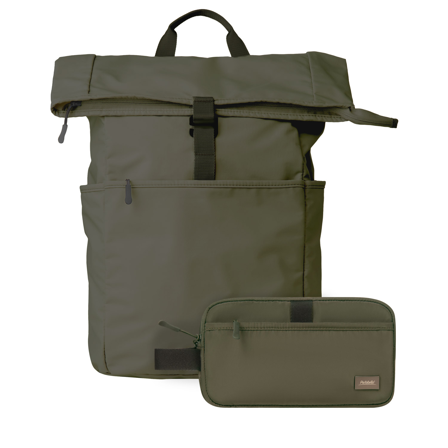 Подарочный набор Boston рюкзак + дорожная косметичка, зеленый-0