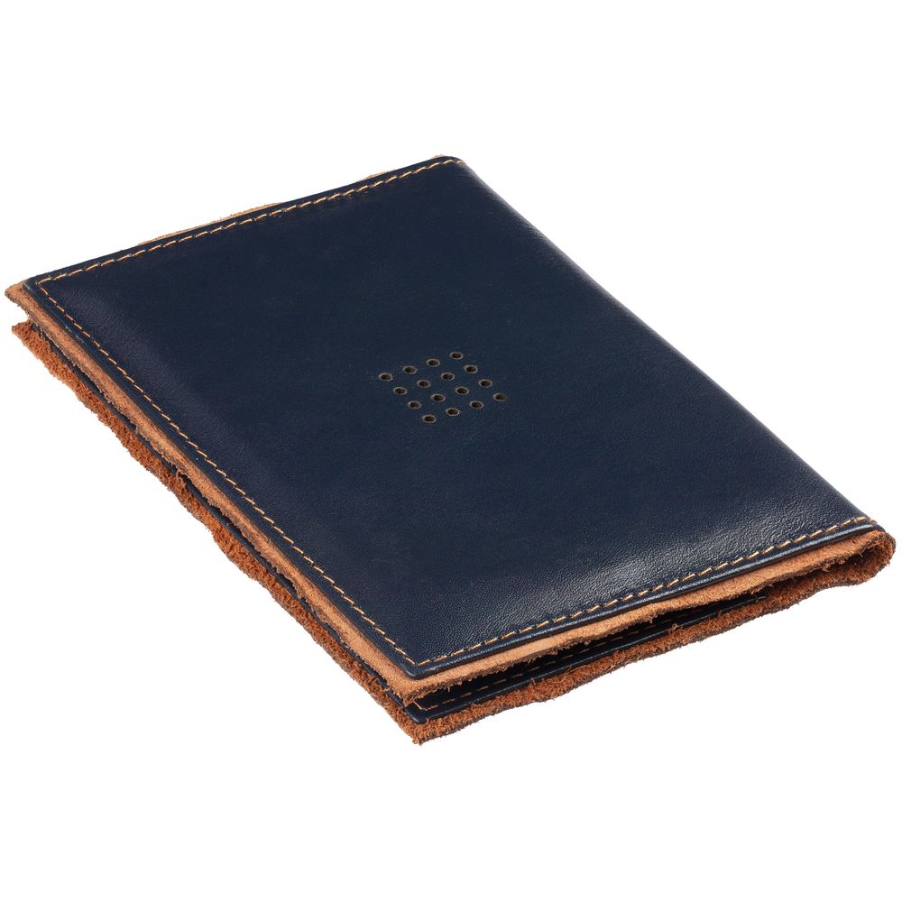 Обложка для паспорта Palermo, синяя-4