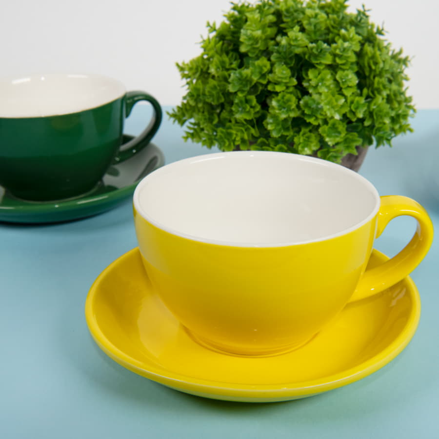 Чайная/кофейная пара CAPPUCCINO, зеленый-11