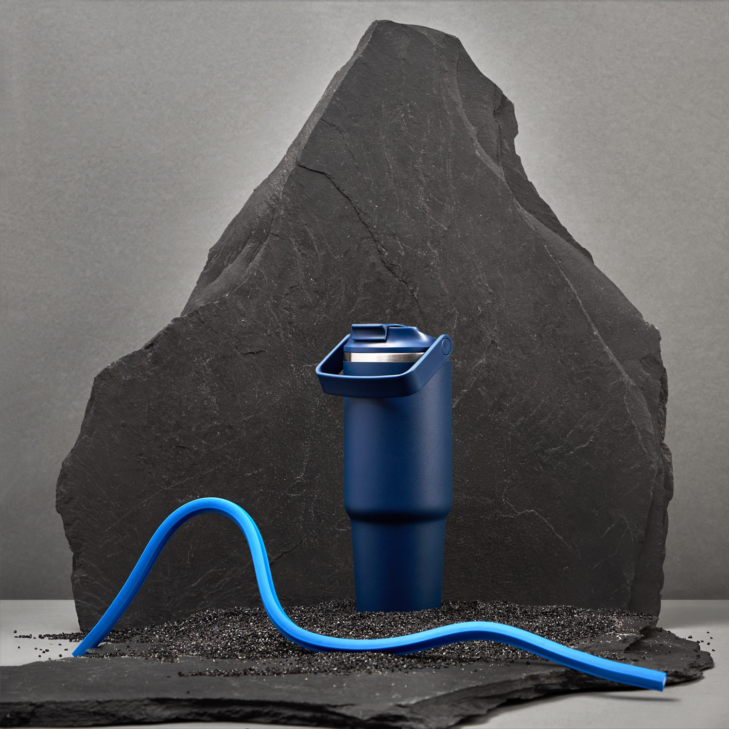 Термокружка вакуумная Montana, синяя-12