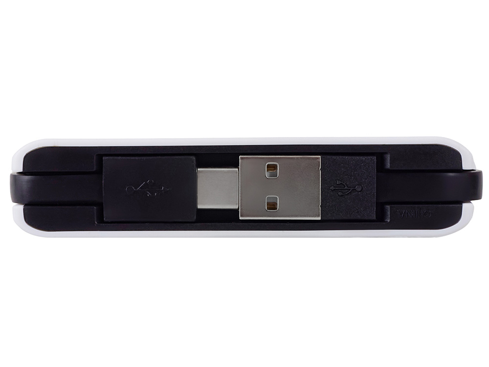 USB-хаб Hubix с коннектором 2-в-1 USB-C и USB-A, 2.0, белый-5