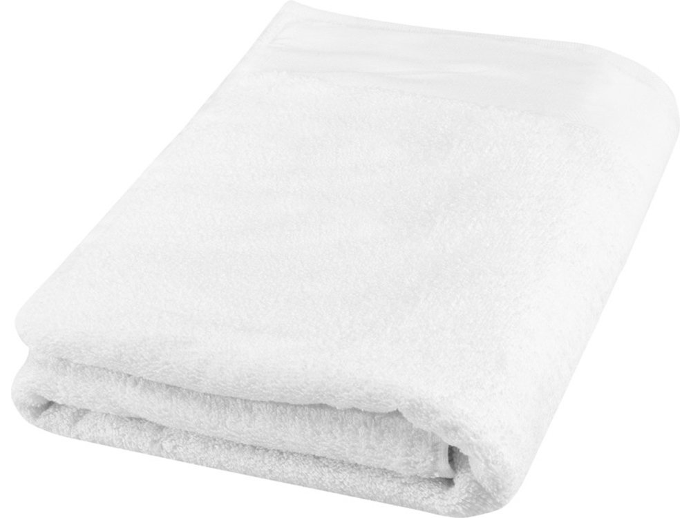 Полотенце для ванны Ellie из хлопка плотностью 550 г/м2 и размером 70x140 см, белый-0