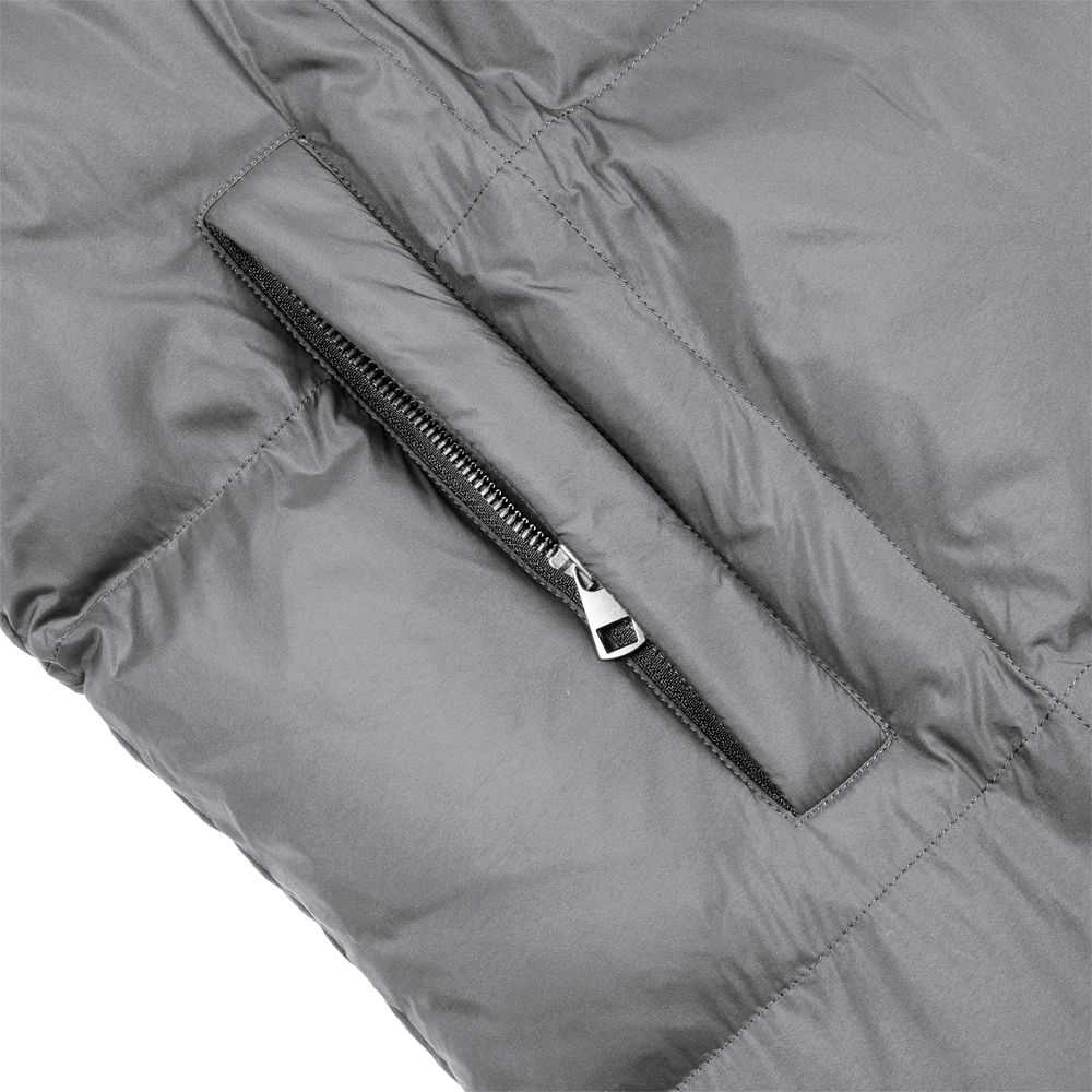 Пуховик унисекс Kapsula, серый-5