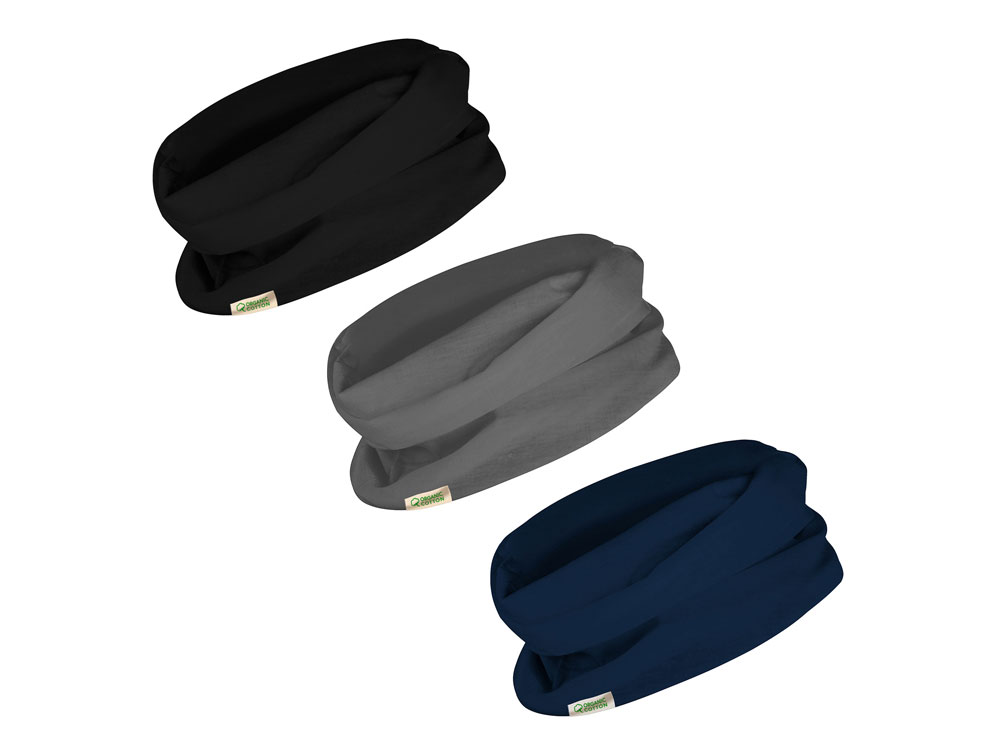 Шарф-снуд DELUN, темно-синий-1