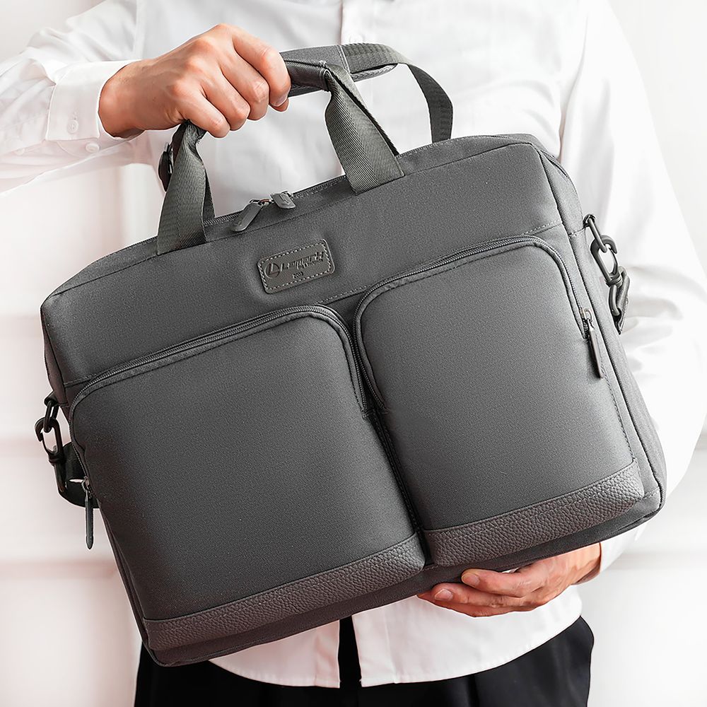 Cумка для ноутбука L255, темно-серая-7