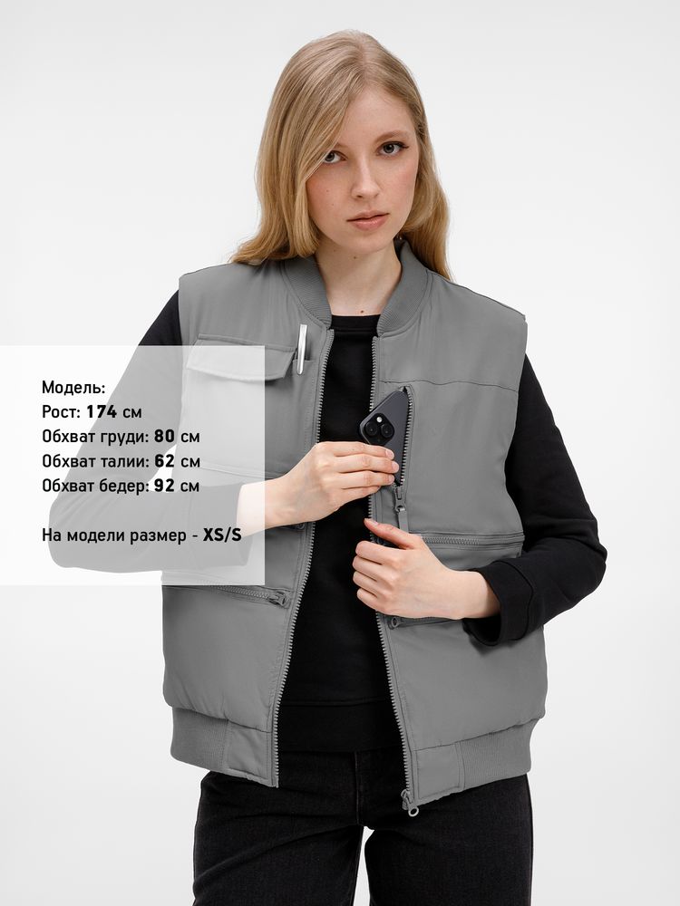 Жилет Hard Work, серый-4
