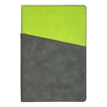Ежедневник Flexy Smart Porta Nuba Latte A5, серый/салатовый-1