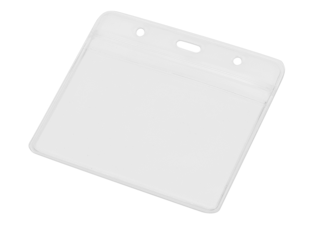 Бейдж Crystal Flat 115*101 мм (внут.размер 107*70 мм), прозрачный-0