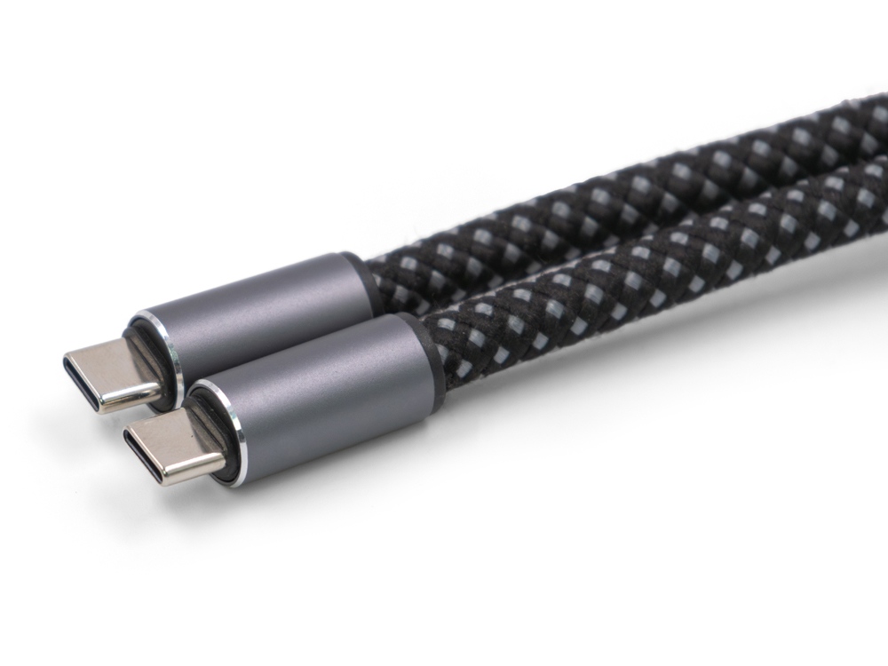 Ремешок-держатель для телефона с зарядным кабелем USB-C - USB-C Lany Wristband Charge Eco, серый-5