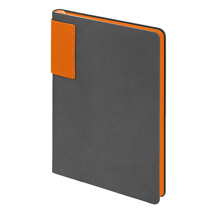 Ежедневник Flexy Star Sivilia Grey Edition Color А5, Серо-оранжевый-2