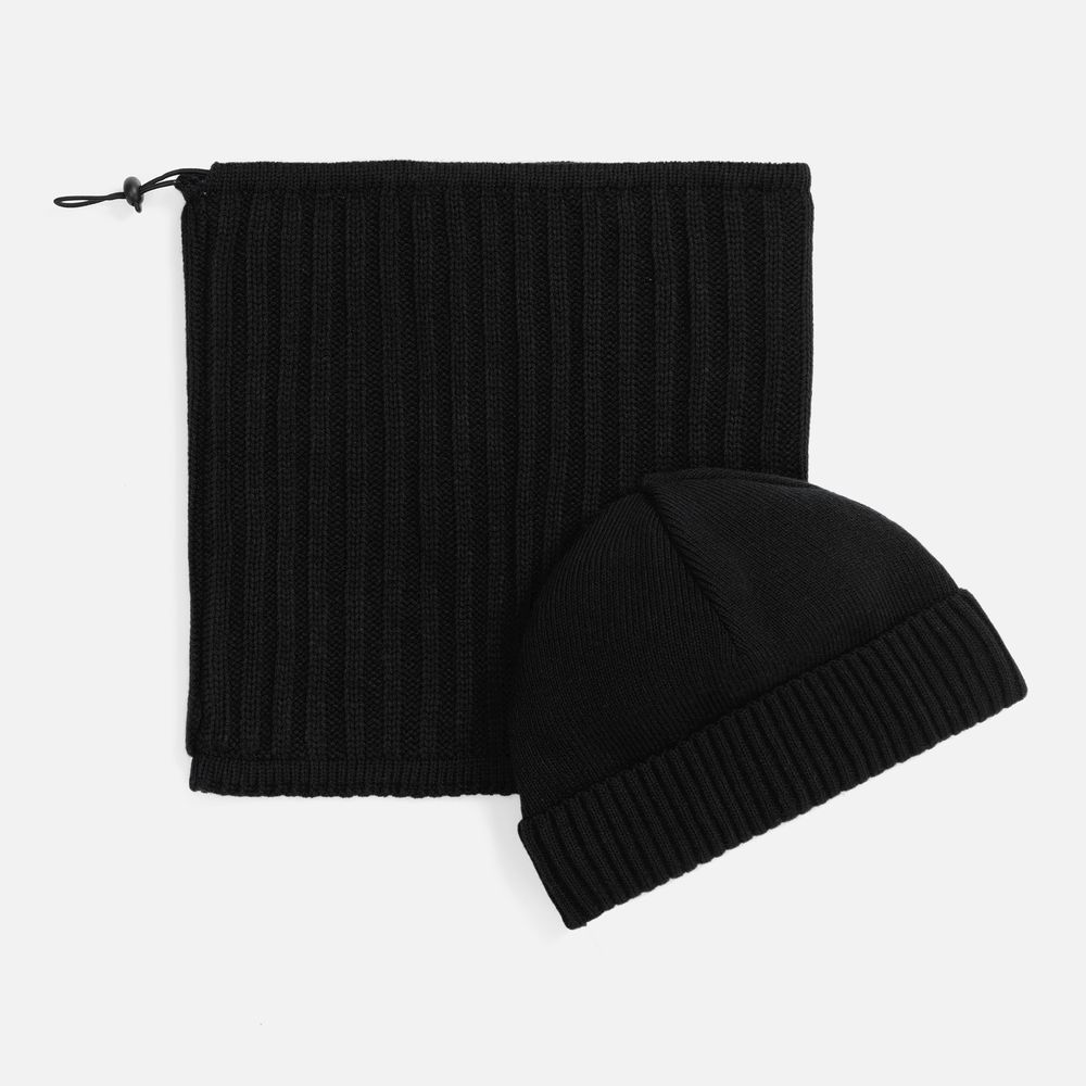 Шапка ComFleece, черная-1