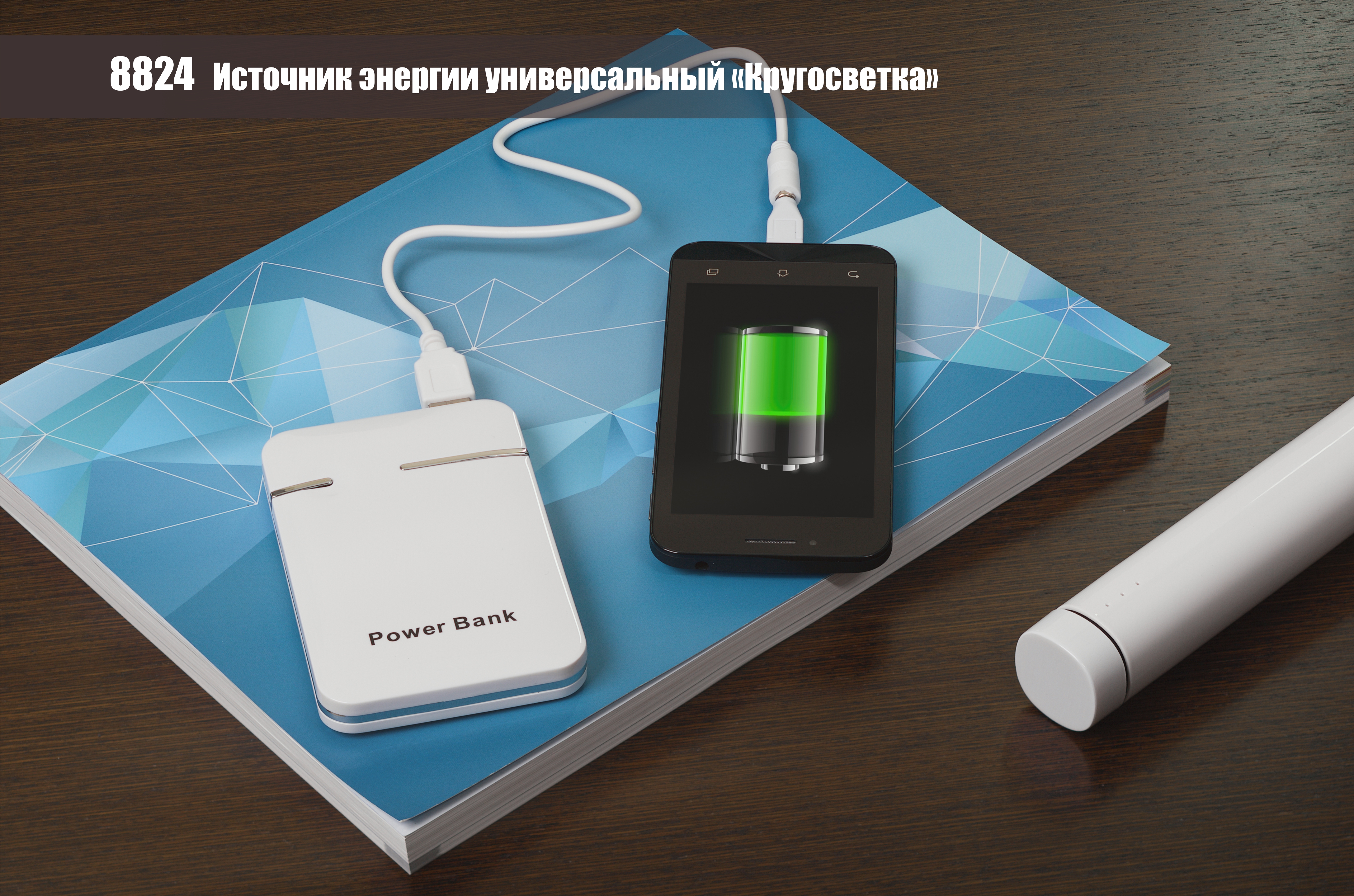 Зарядное устройство "Кругосветка" 5000 mAh, черный#-1