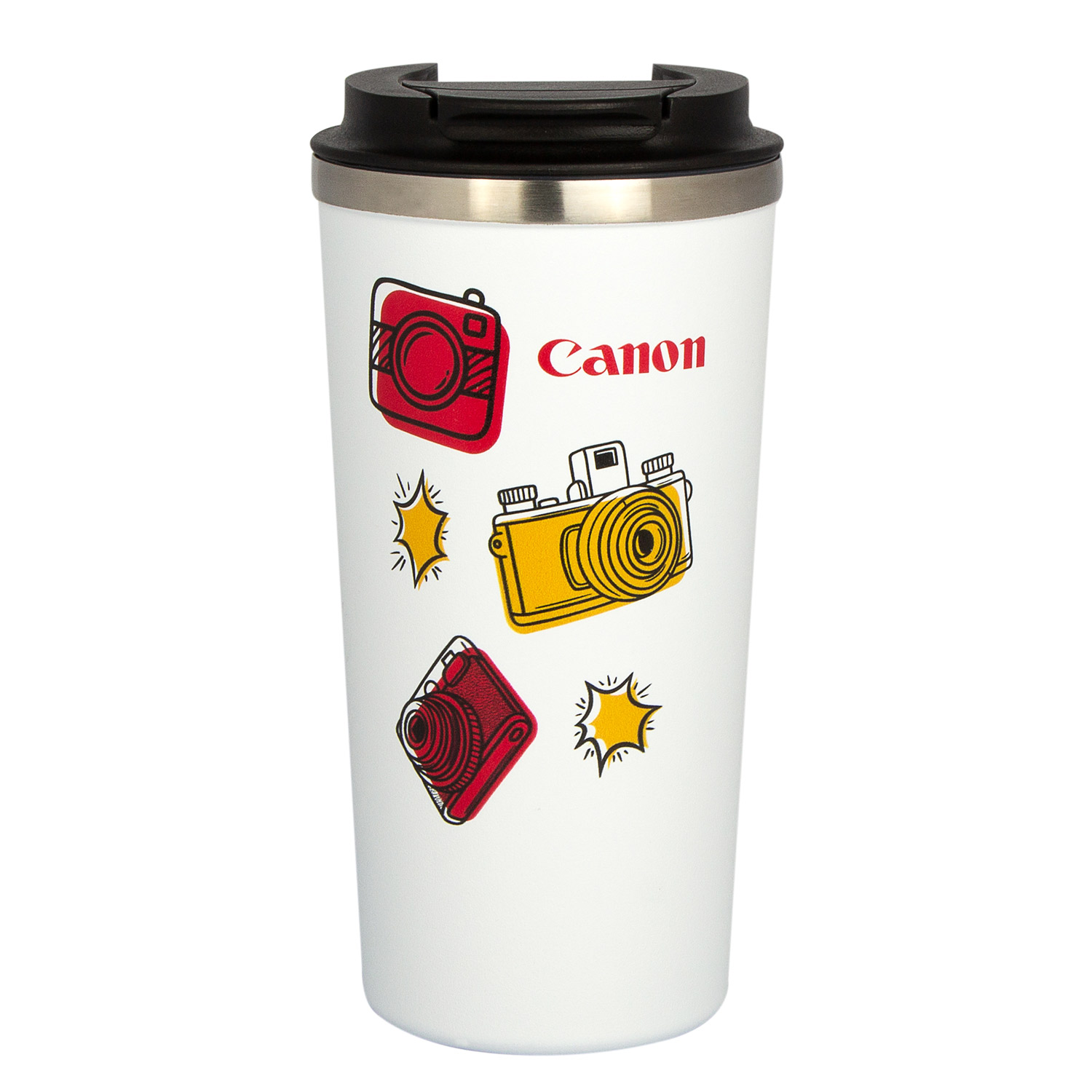 Термокружка вакуумная Палермо (Palermo), белая, гладкое покрытие-4