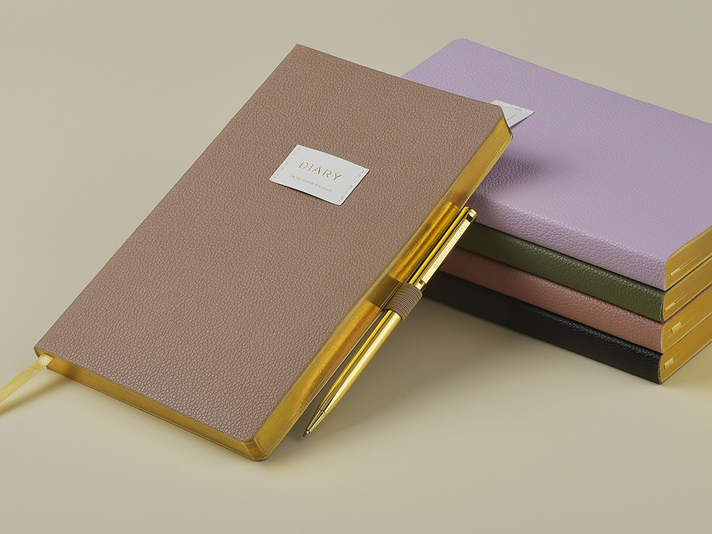 Ежедневник недатированный А5 Zefir с нашивкой, сиреневый-9