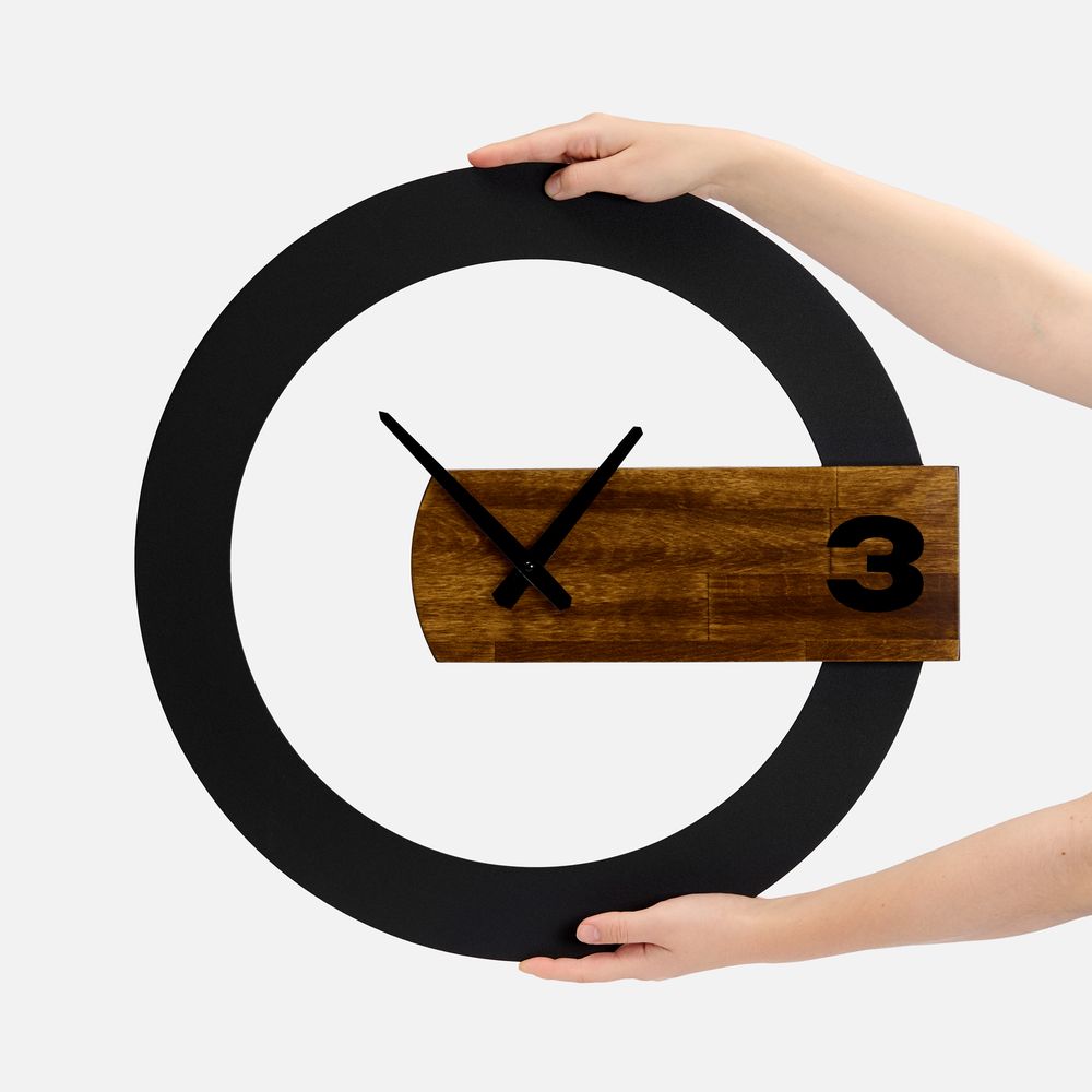 Часы TimeLord, черные с коричневым-3