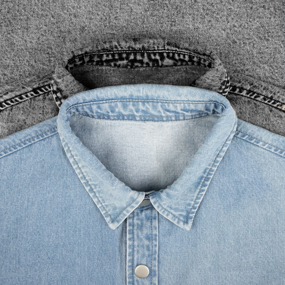 Куртка джинсовая O3, серая-4