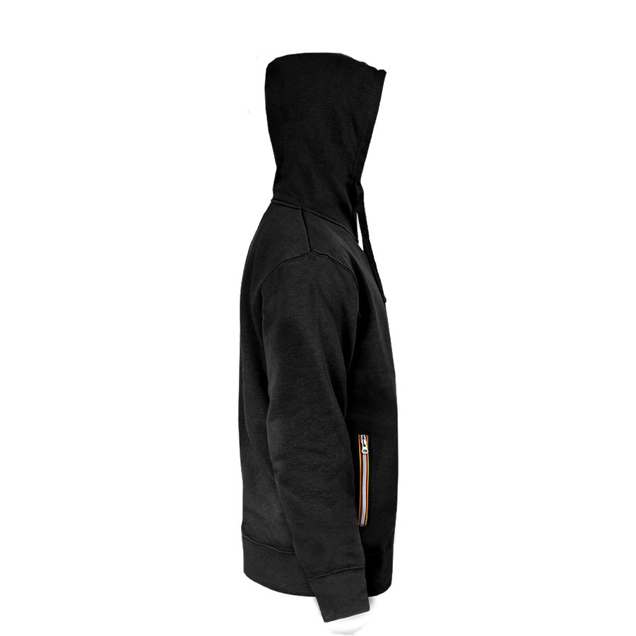 Толстовка худи на молнии с начесом LAS VEGAS MAN 280, черный-4