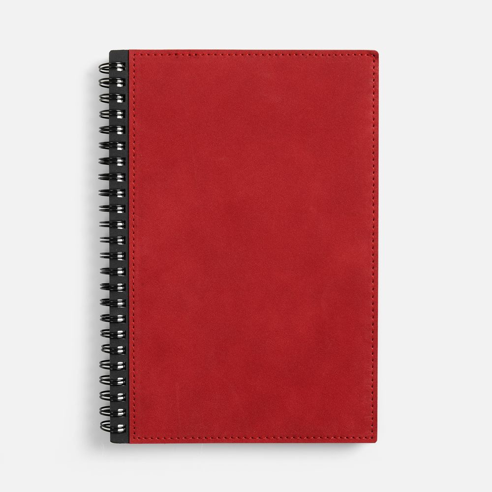 Ежедневник Notera, недатированный, красный-1