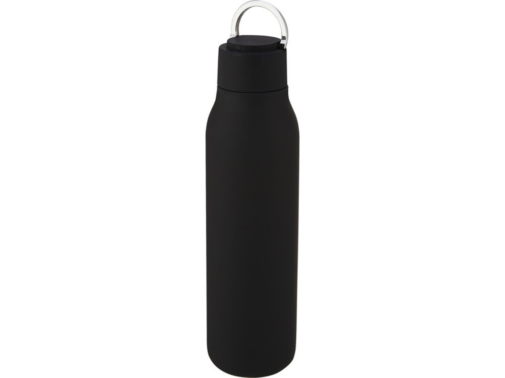 Marka, медная бутылка объемом 600 мл с вакуумной изоляцией и металлической петлей, черный-4