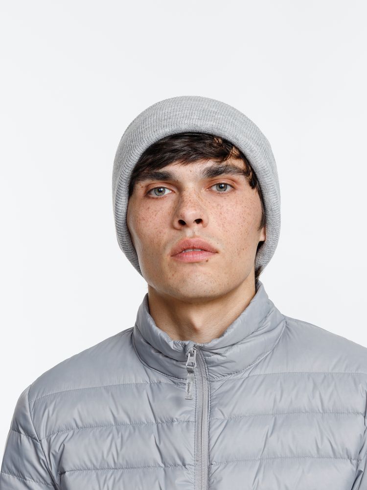 Шапка Urban Flow, светло-серый меланж-4