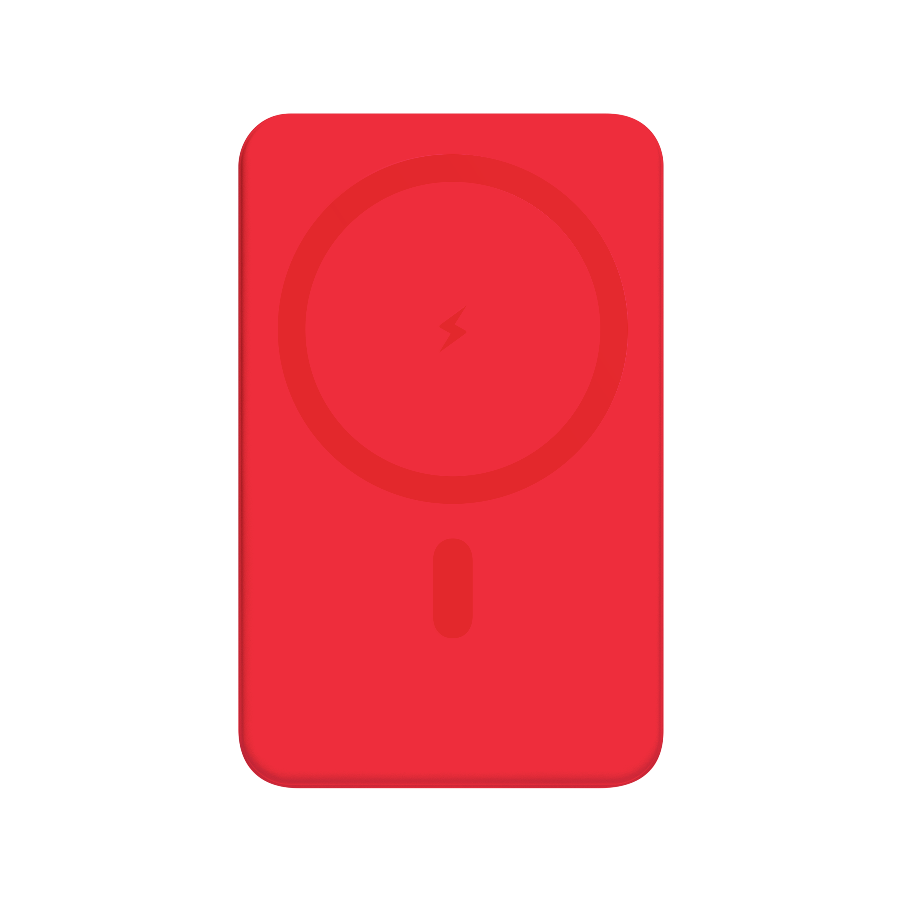 Внешний аккумулятор Largo PD 5000mAh с функцией беспроводной зарядки 15W, красный-2