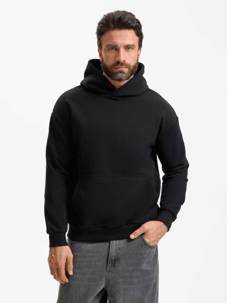 Худи унисекс оверсайз Daylero, черное-3