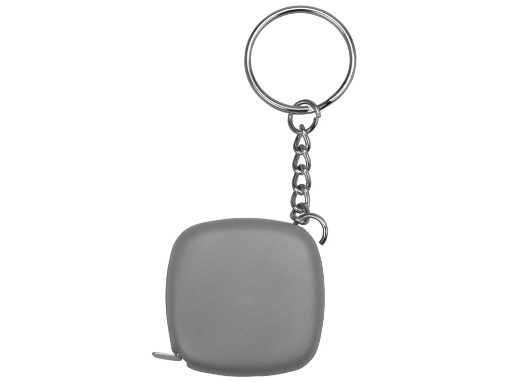 Брелок-рулетка 1м Block, серый-3