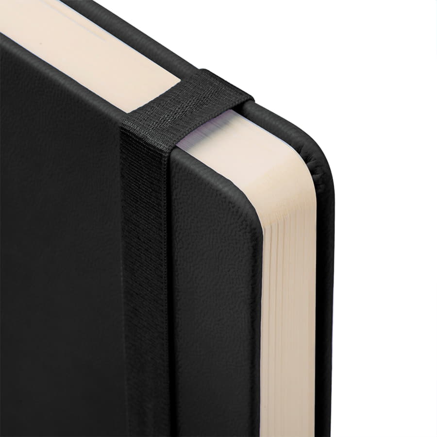 Ежедневник недатированный HAMILTON, A5, черный, кремовый блок, черный-10