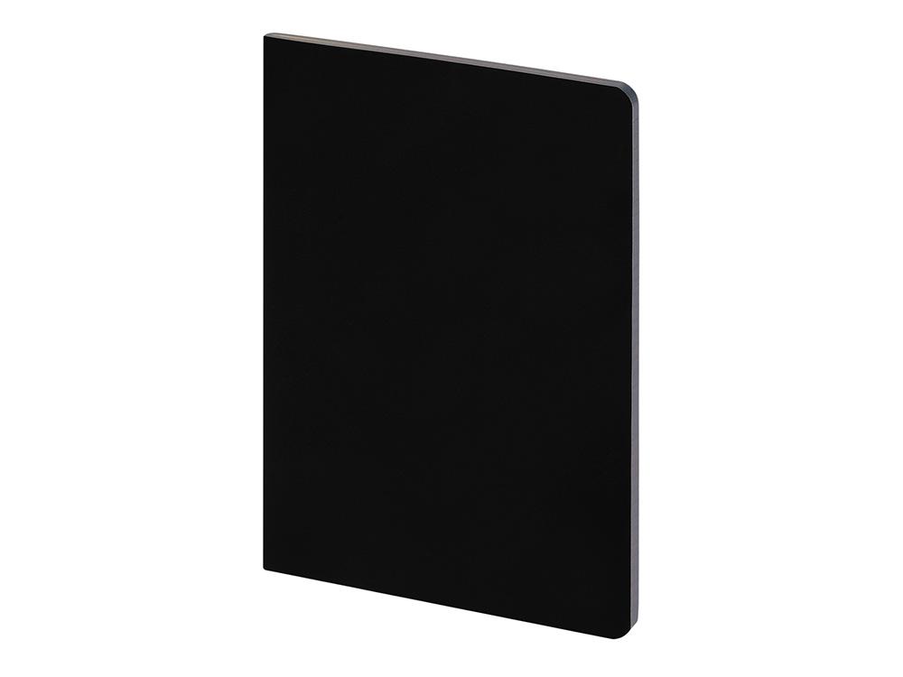 Бизнес-тетрадь А5 Pragmatic Contrast, 40 листов в клетку, черный с черным срезом-2