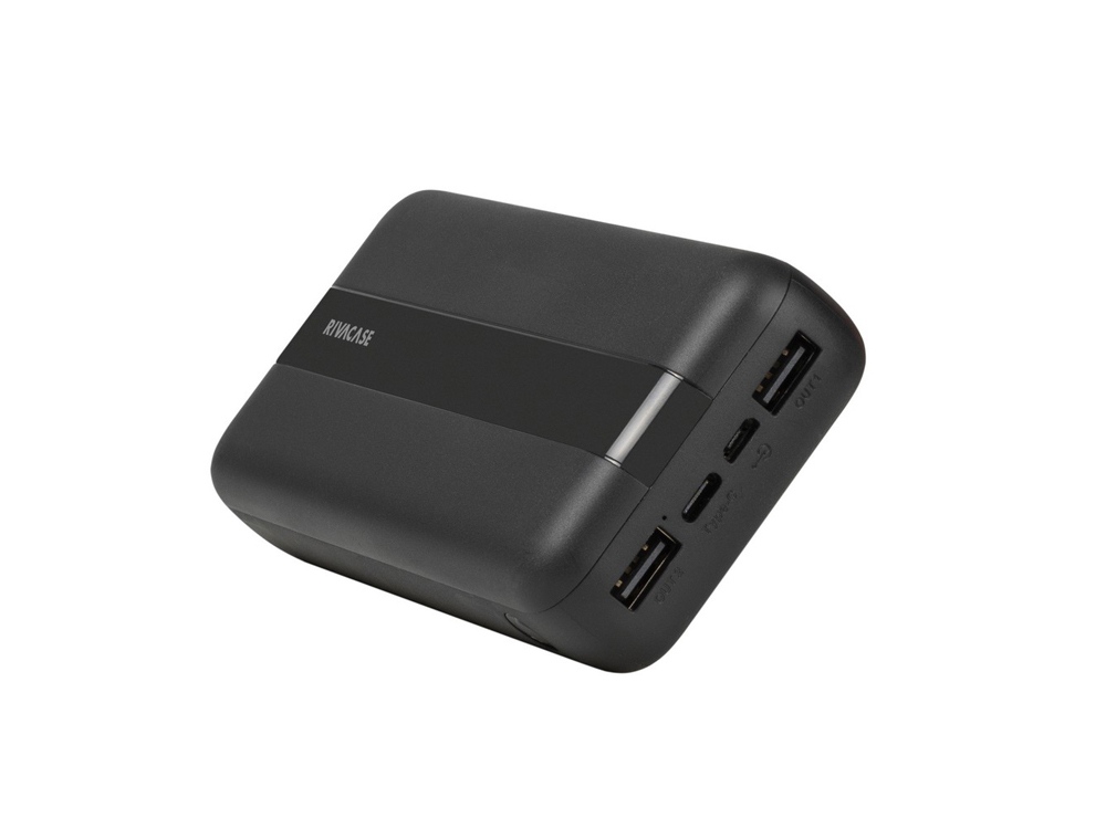 RIVACASE VA2081 (20000 мАч) внешний аккумулятор, черный 12/24-4