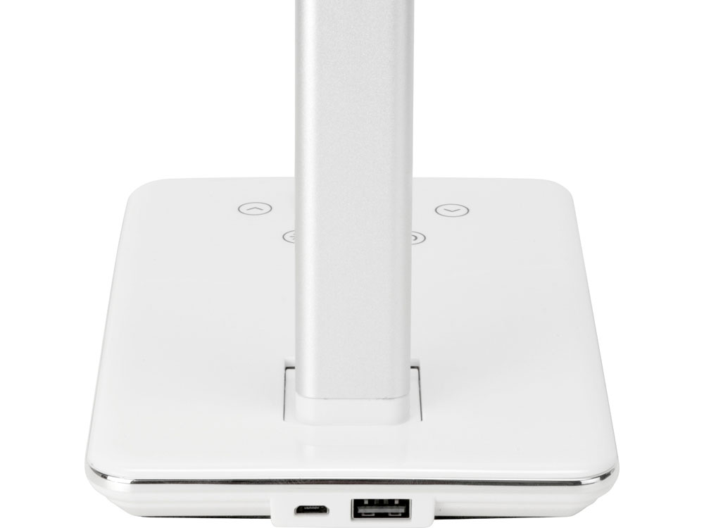 Настольная лампа с функцией беспроводной зарядки Starline, белый-7