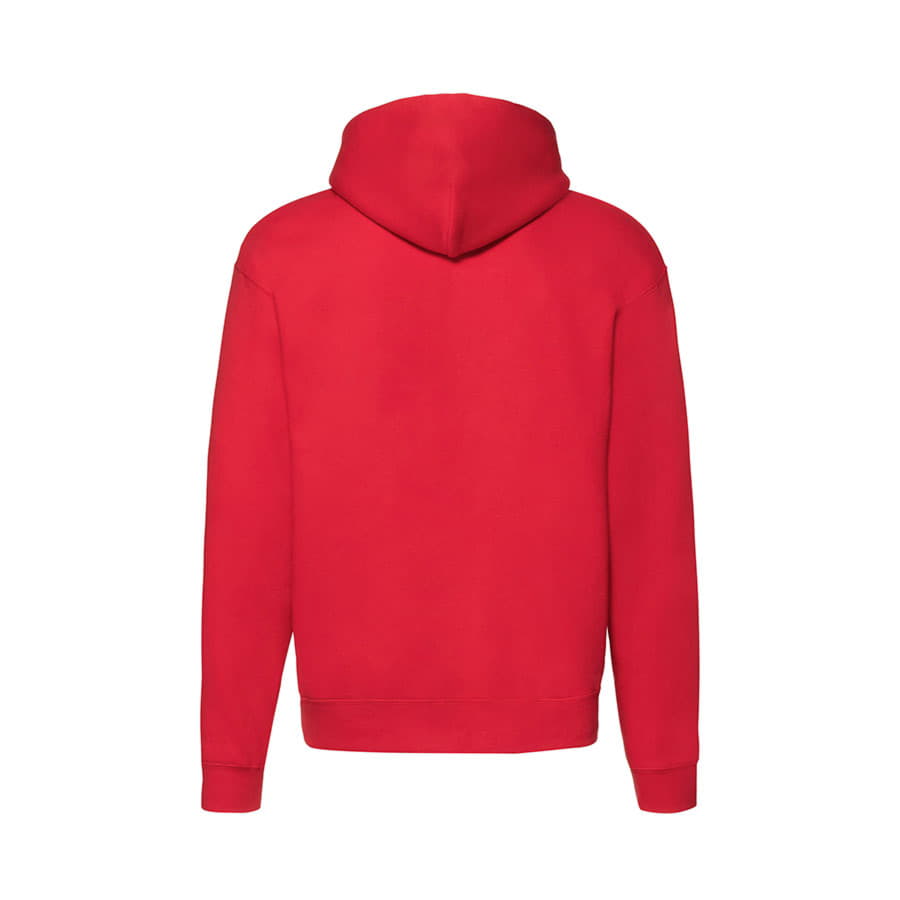 Толстовка с начесом PREMIUM HOODED SWEAT JACKET 280, красный-2