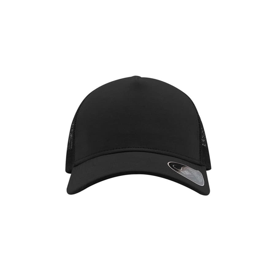 Бейсболка RAPPER JERSEY, 5 клиньев, пластиковая застежка, черный-3