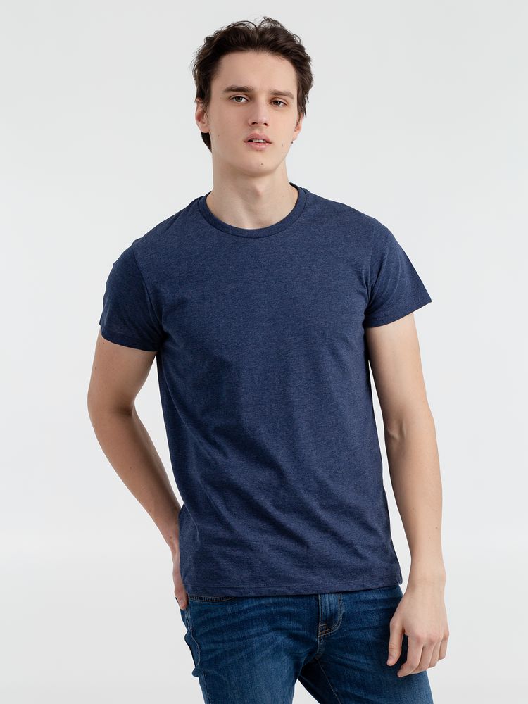 Футболка мужская Regent Fit 150, синий меланж-2