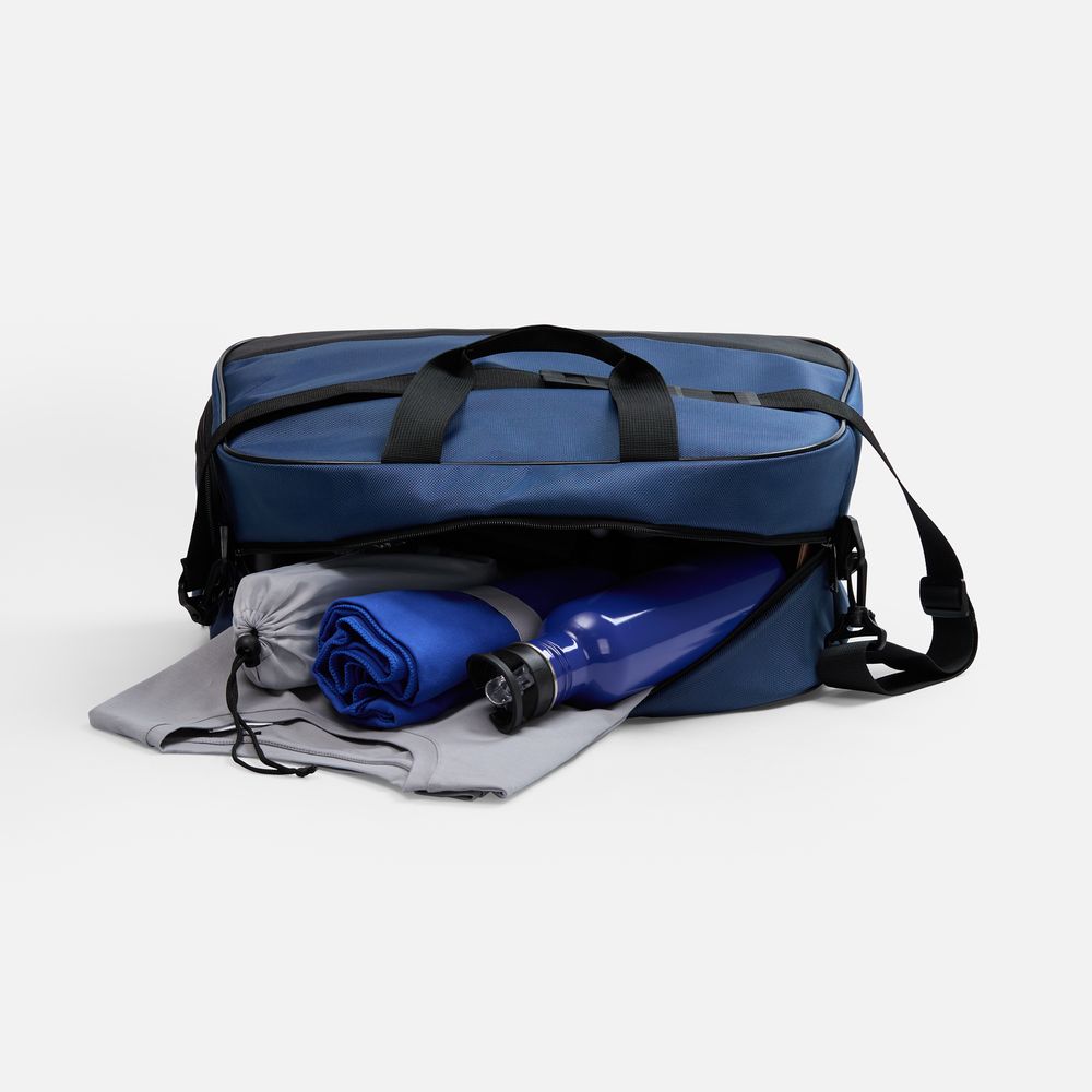 Спортивная сумка Atlantes, синяя с черным-3