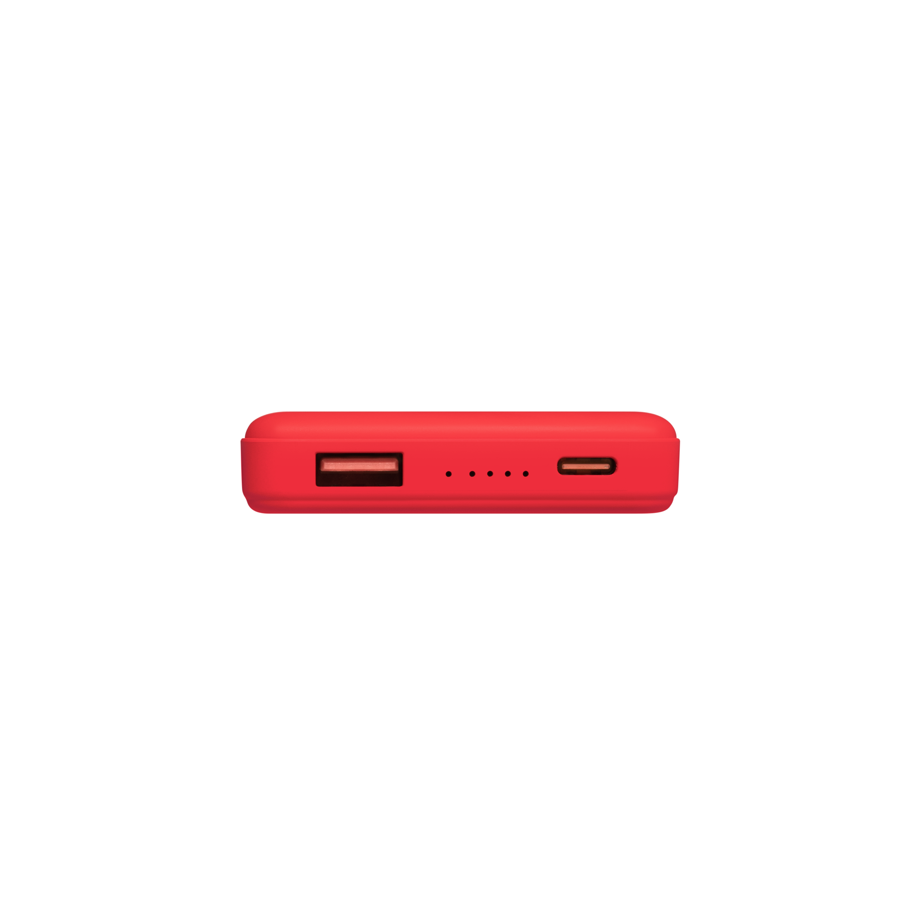 Внешний аккумулятор Ларго PD (Largo PD) 5000mAh с функцией беспроводной зарядки 15W, красный-5