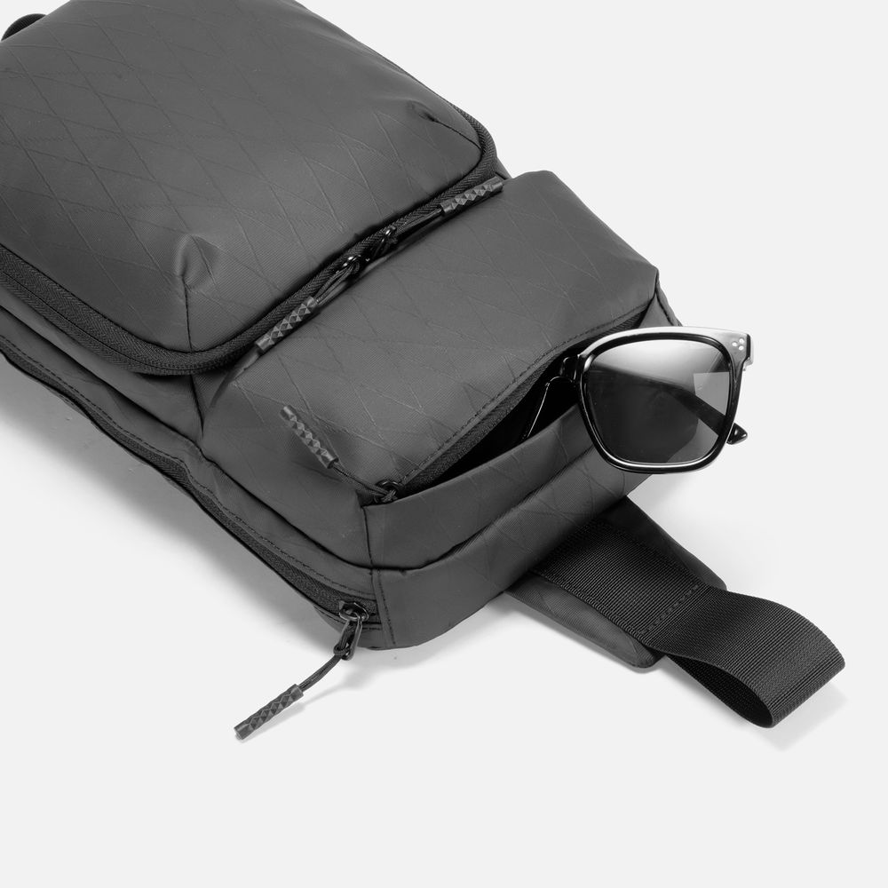 Рюкзак на одно плечо Jekko, черный-3