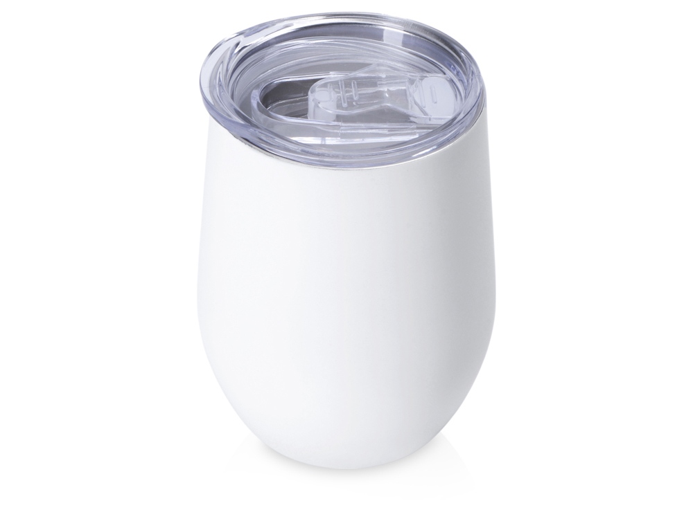 Термокружка Vacuum mug C1, soft touch, 370мл, белый-0
