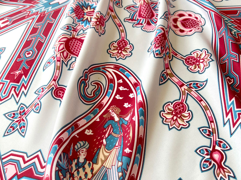 Платок Кавказский скакун-1